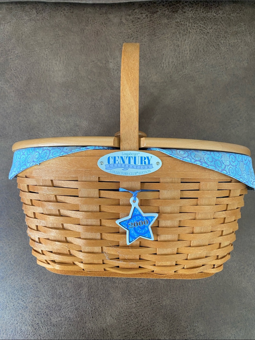 Longaberger 2000 Collector’s Club Century Celebration Basket 🧺